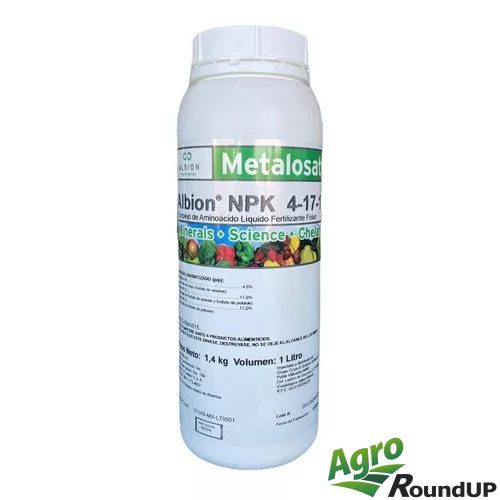 Fertilizante Foliar Npk 4-17-17 Metalosate – 1 Litro