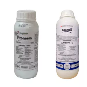 Abamex 1 Litro + Óleo de Neem Fitoneem 1 Litro