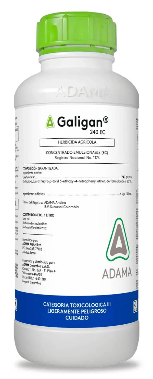 Herbicida Galigan 240 EC (Oxifluorfem) – 01 Litro